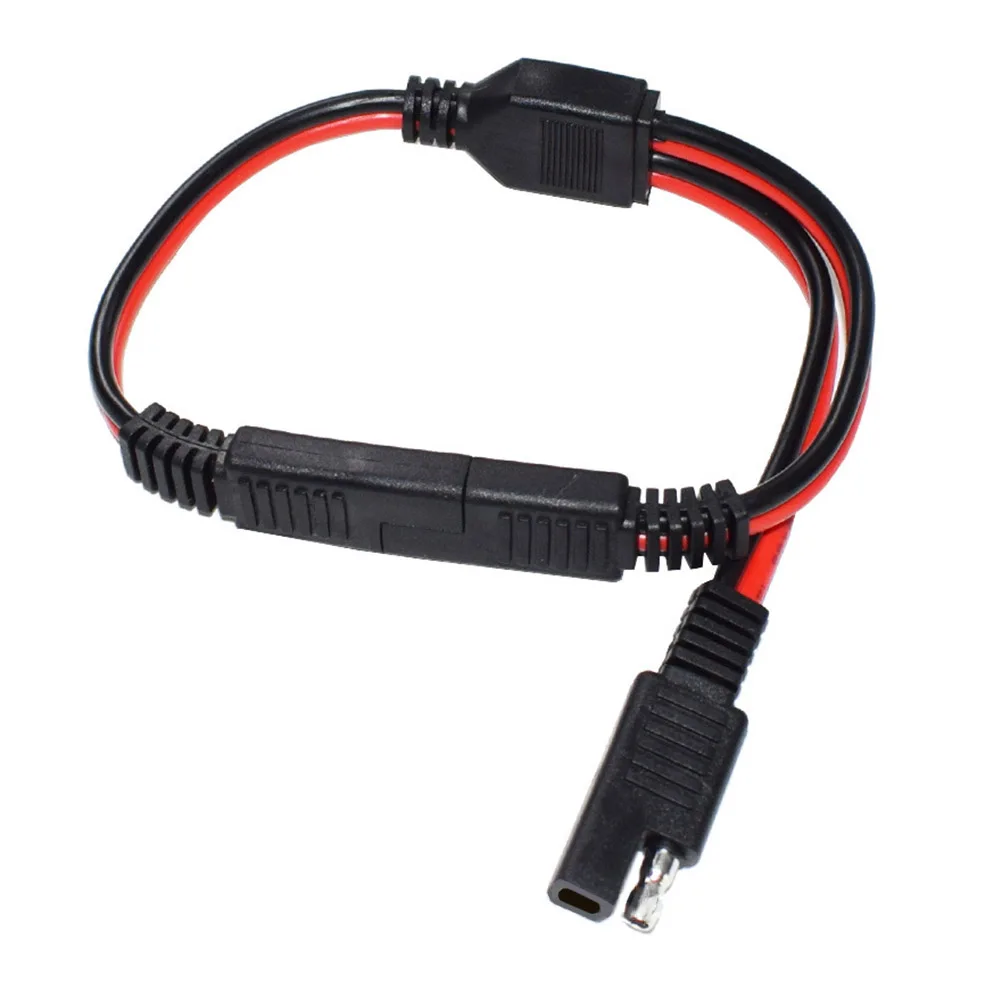 

Sae Power Extension Cable Auto Connector Pure Copper Core Low Loss Large Current Quick Disconnect Adapter For Solar