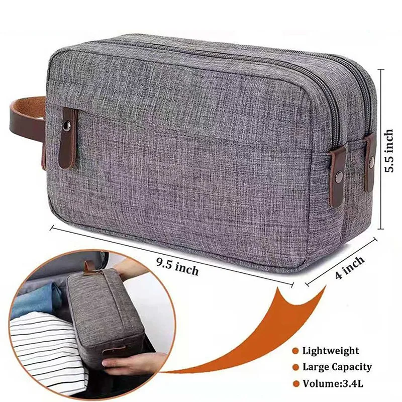 Man High Quality Make Up Bag Oxford Canvas Travel Toiletry Bag Organizer Waterproof Women Wash Pouch Handbag Cosmetic Case