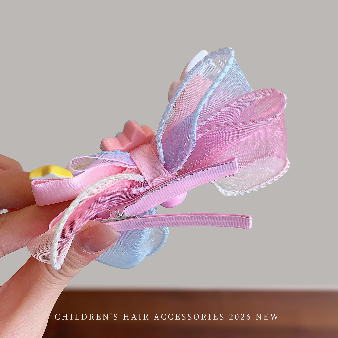 2026 Neue Coquette Prinzessin Spitze Pailletten Cartoon Haarspangen Set Schonende Haarklammern Rutschfeste Haarspangen für Baby Mädchen Kleinkinder Kinder Geschenk – Detail 7