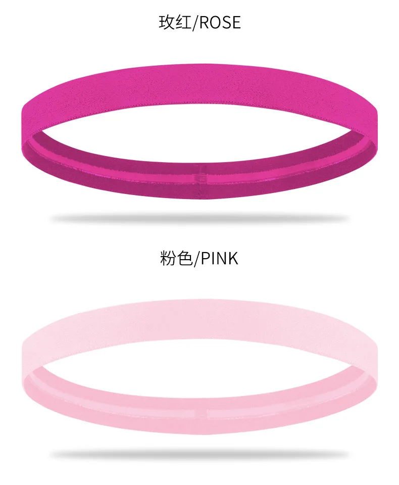 Sportliches, hochelastisches Yoga-Lauf-Fitness-Stirnband aus Silikon, rutschfest, schweißabsorbierend, schweißableitend. – Detail 10