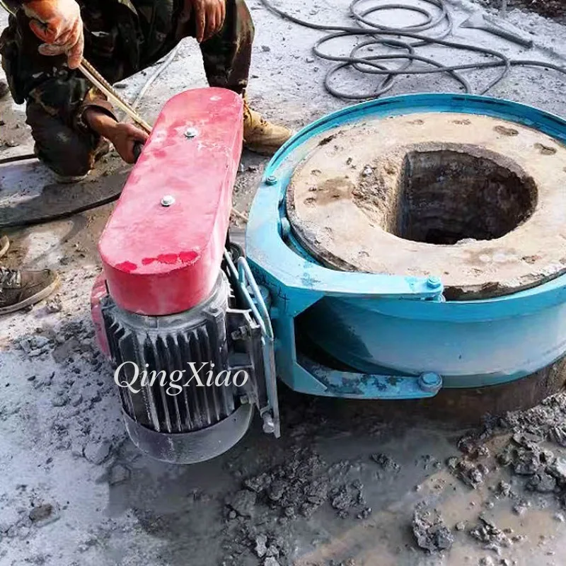 Clamp Type Pile Cutter Hoop Cutting Machine For Concrete Pile And Cement Pipe Cutting With Roller Design For Construction Use