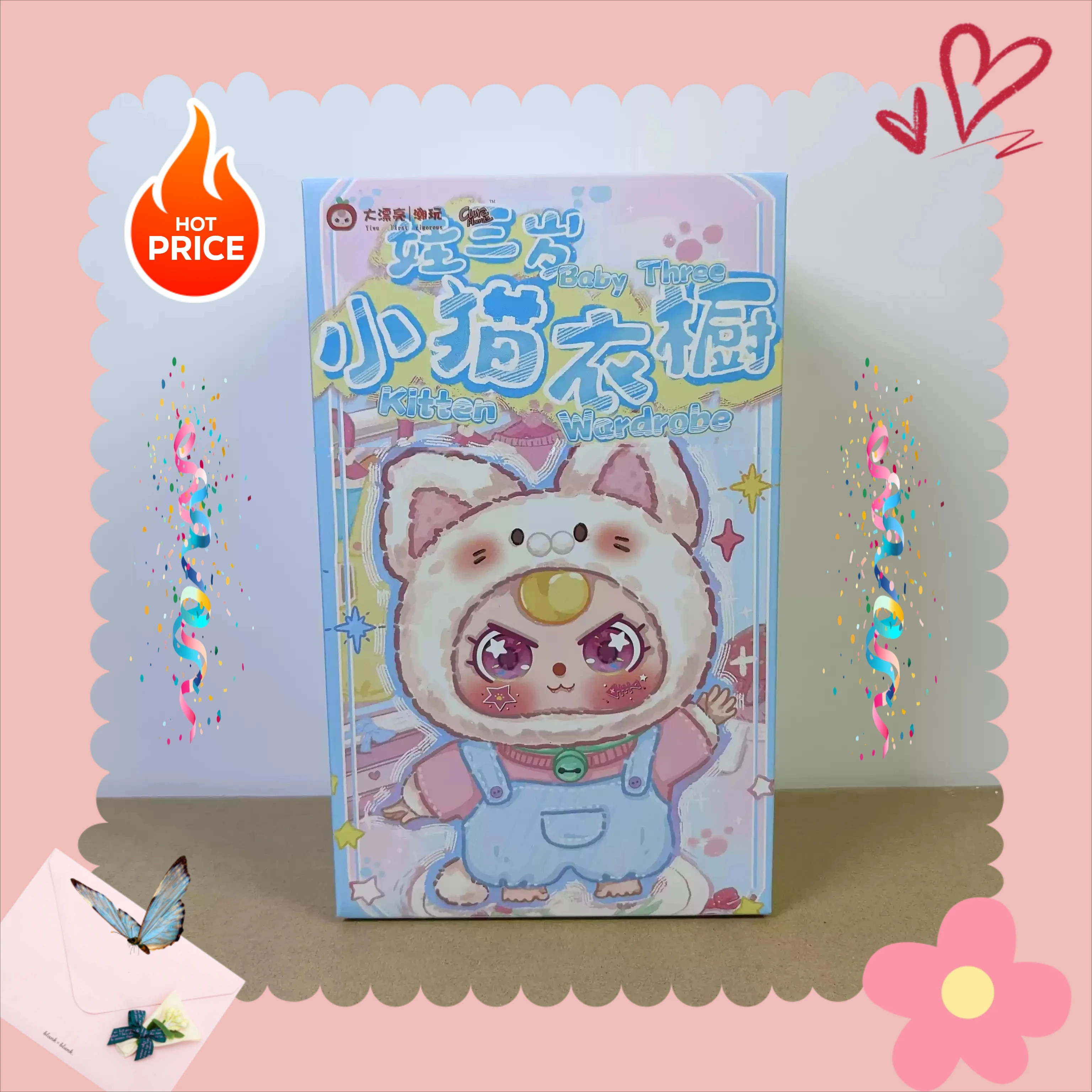 

Слепая коробка, серия шкафов для котенка, плюшевая милая кукла, кулон, загадочная коробка, модная игровая кукла, подарок на день рождения для девочек