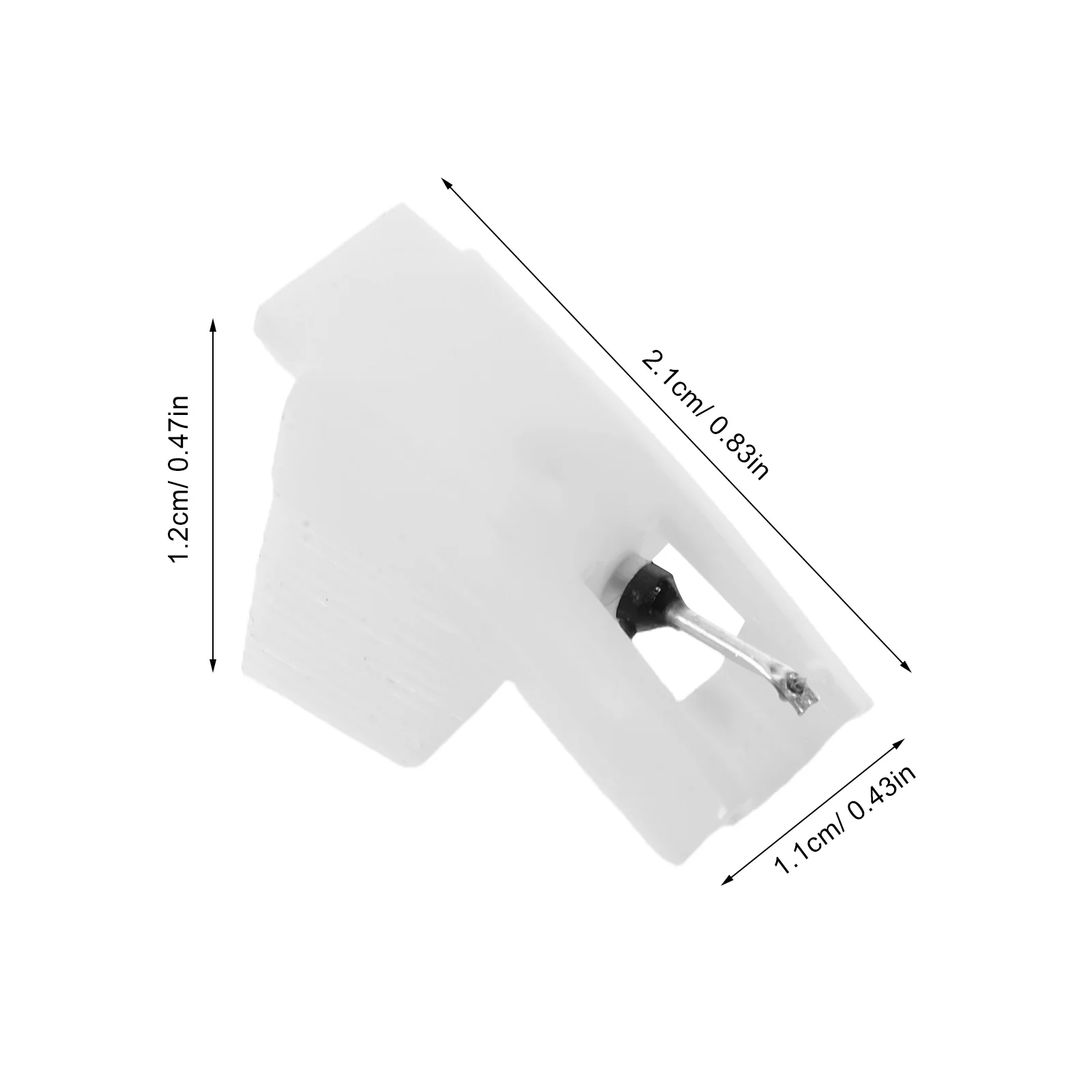 턴테이블 카트리지용 교체 바늘 고정밀 비닐 레코드 플레이어 스타일러스 턴테이블 교체 스타일러스 바늘