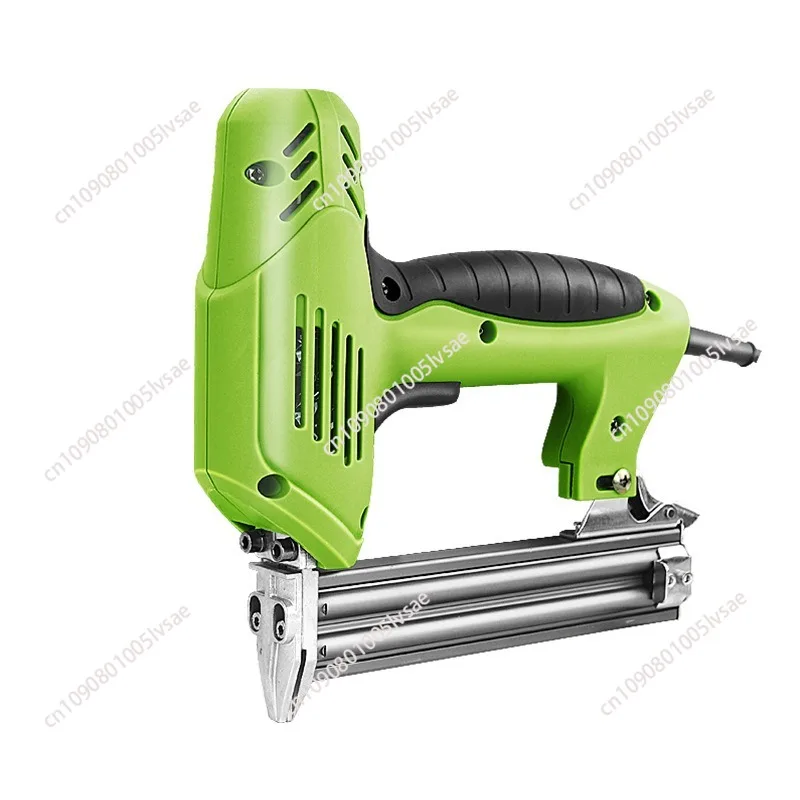 220V Furniture Stapler Framing Tacker DIY Hand Tool Electric Nail Gun Nailing Stapler Shooter Stapler Gun Woodworking Tools