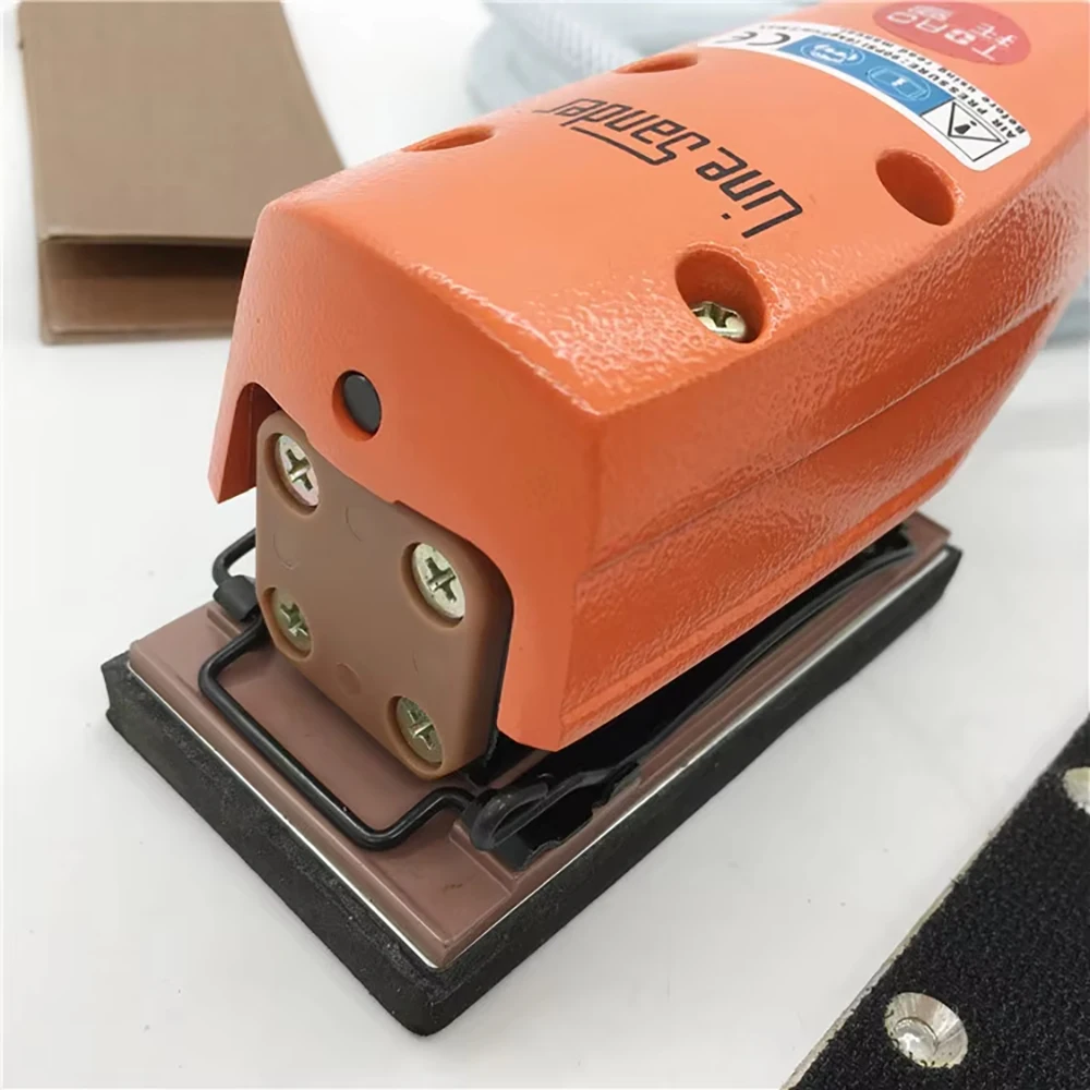 Ahuhardware Straight Line Pneumatic Air Sander with Air Line Groove Corner Track for Sandpaper Machine
