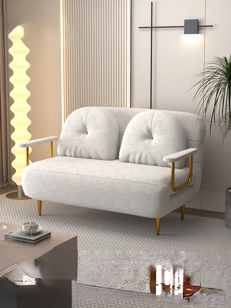 

Foldable sofa bed, dual-purpose small unit living room, single and double sofa balcony