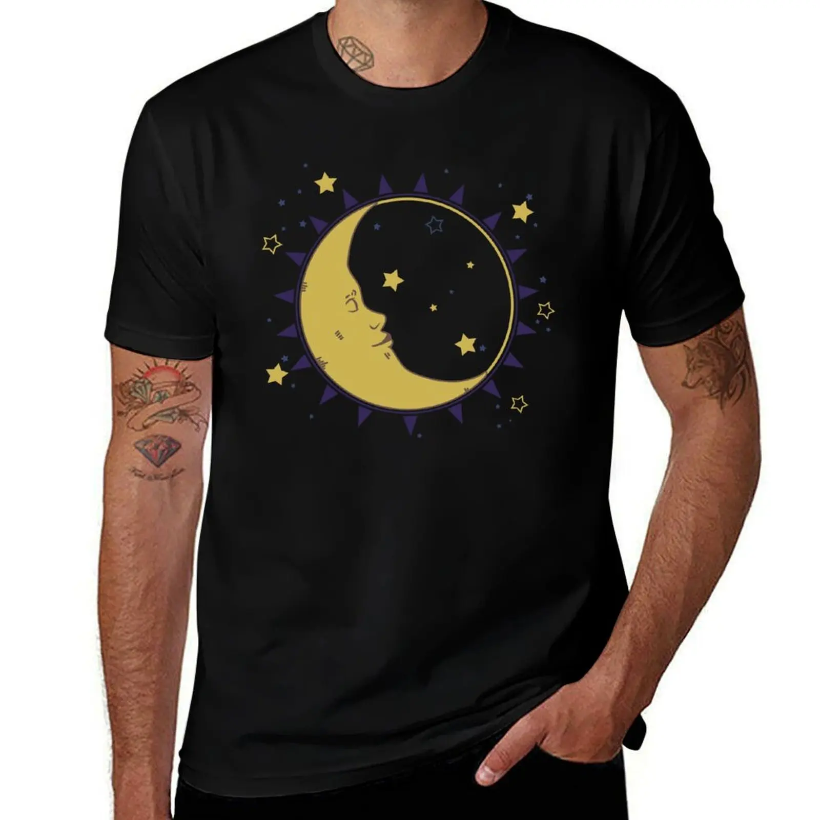 

Lost Records: Bloom & Rage Swann's Celestial Moon T-Shirt T-Shirt vintage graphic tee korean fashion mens t shirt graphic