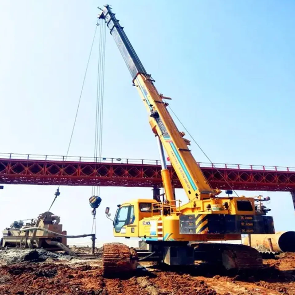 Guindaste de esteira usado, construção de aranha, mini guindaste de elevação
