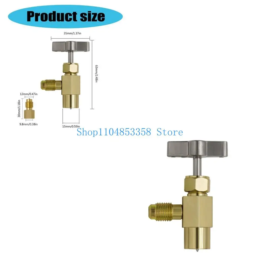 

652F Leakproof Air Conditioning Refrigerants Dispenser Bottle Opener Charging Device