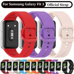 Silicone Strap For Samsung Galaxy Fit 3 R390 Smart Correa Wristband For Samsung Fit 3 Band Official Sports Bracelet