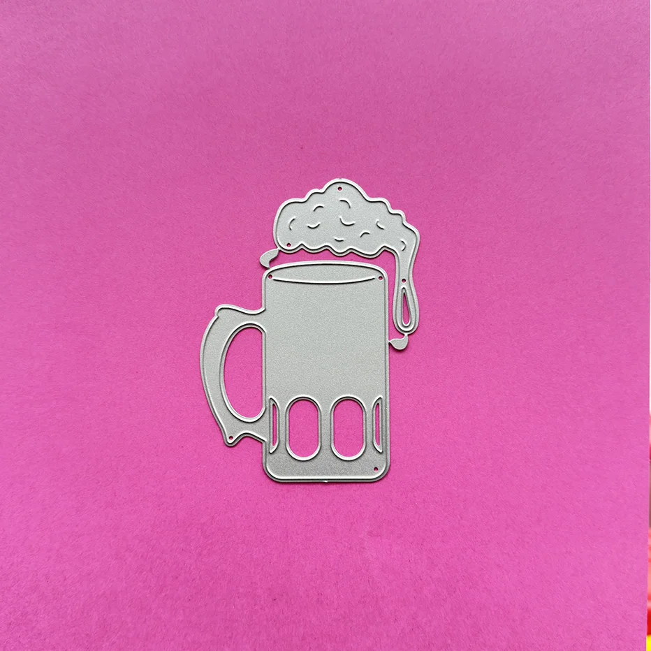 Beer cup Scrapbooking Cutting Dies Yiwu stock clearance DIY Paper gift Card Making metal craft Album