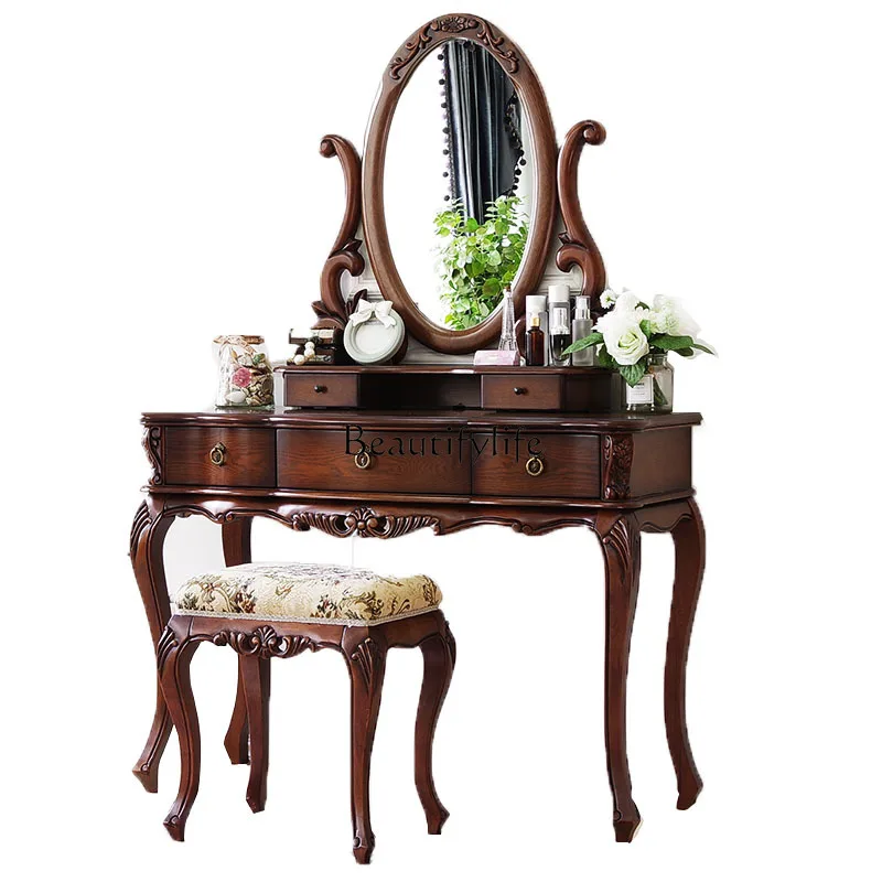 

*American retro dresser French light luxury style carving art ancient style