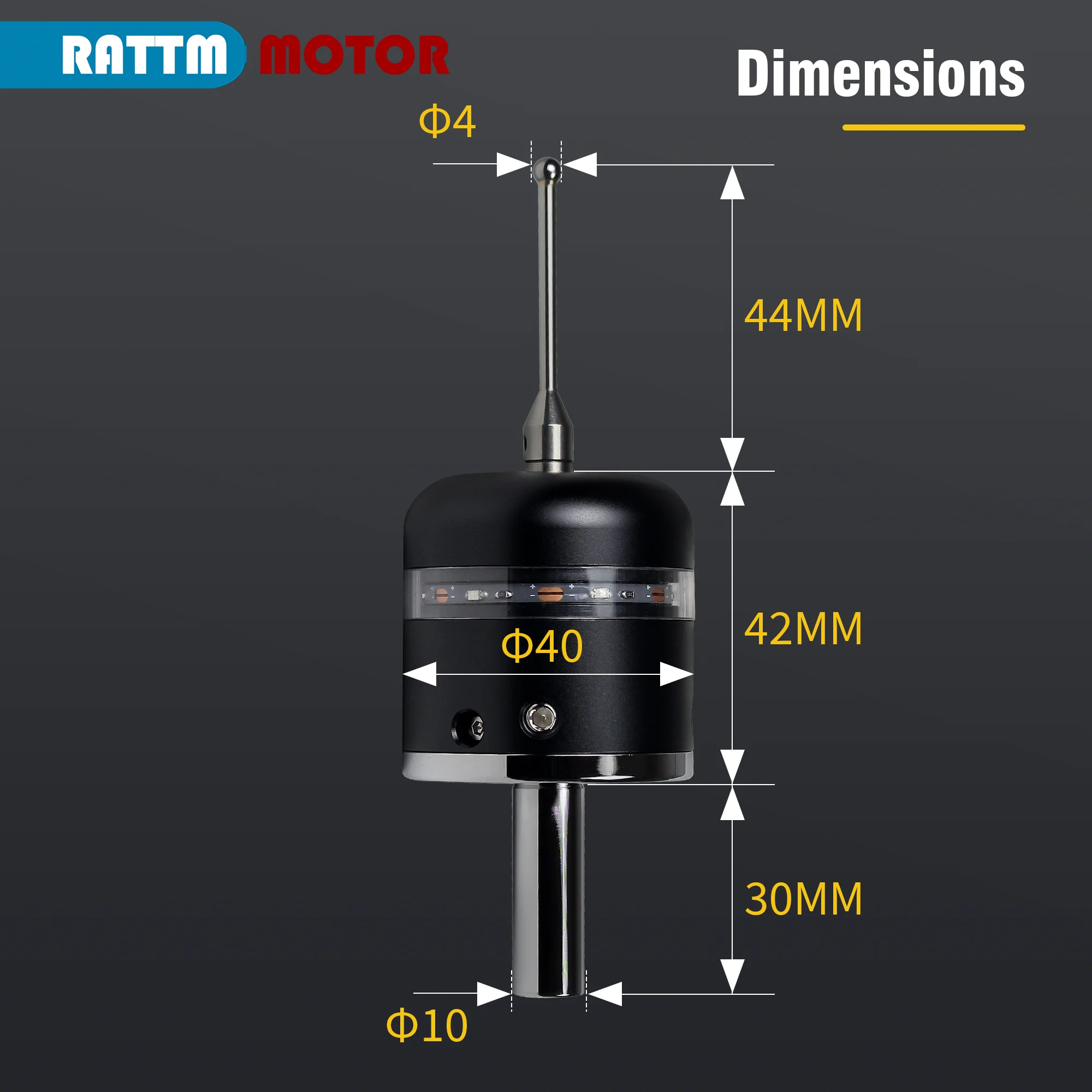 Alta precisão 3d luz borda localizador toque sonda ferramenta configuração setter para fresadora cnc máquina de gravura mf60