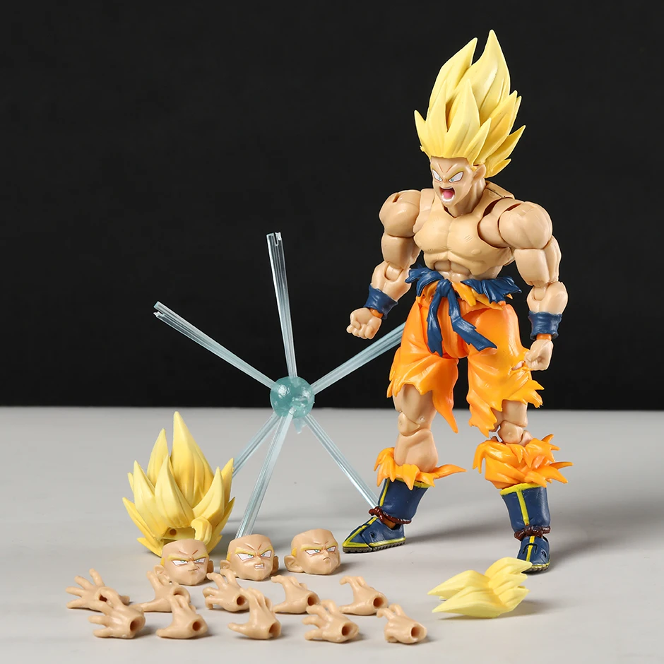 SHF Dragon Ball Z Super Saiyan Son Goku Legendary Joint Movable Action Figure PVC Toys Collection Doll Model