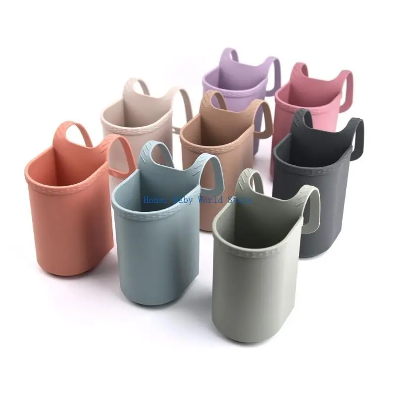 

B2QD Multifunctional Silicone Cup Holder Anti Slip Glass Cup Insulation Cup Organiser