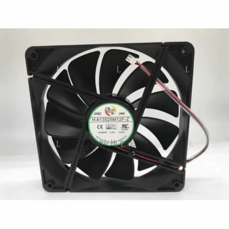 

L 1 pcs for HONG HUA Fan HA13525M12F-Z DC12V 0.36A 13525 13.5cm 2wire cooling fan