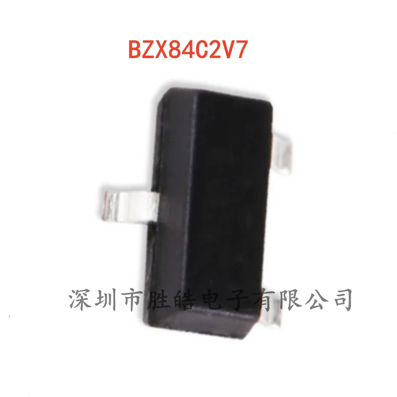 

(100PCS) NEW BZX84C2V7 84C2V7 Silk Screen Z12 2.7V Voltage Regulator Diode SOT-23 BZX84C2V7 Integrated Circuit