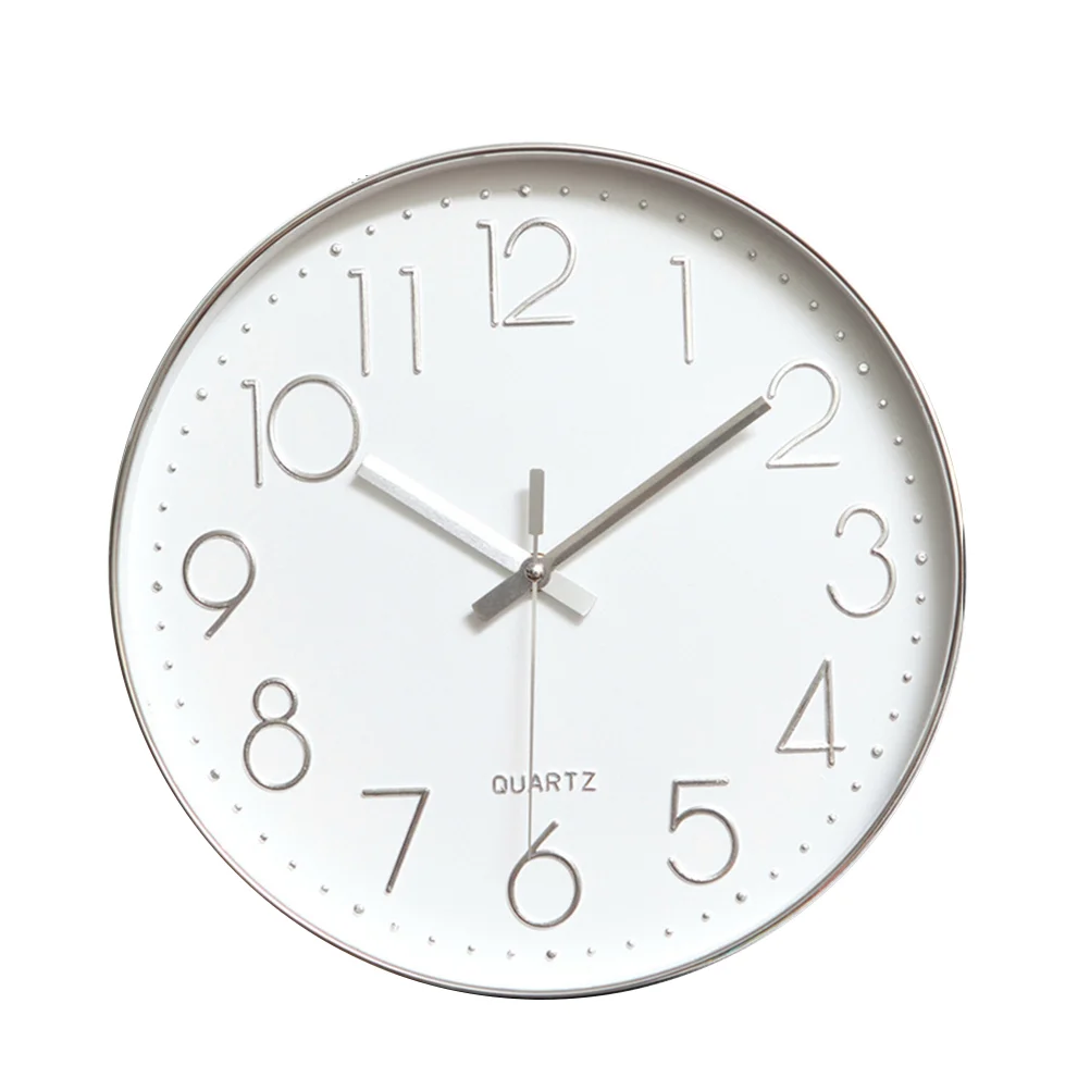 

Home Wall Clock PVC Glass Material Modern Hanging Timer Decorative Quartz Clock for Living Room Bedroom Bar