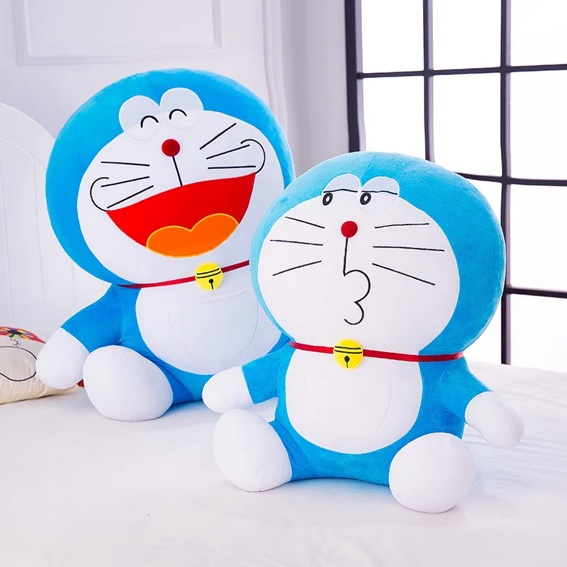 Doraemon 70cm Kawaii Plush Toy Stand By Me Cute Stuffed Plushie Doll Cartoon Cat Animal Sofa Bed Pillow Toy Christmas Gifts Toys
