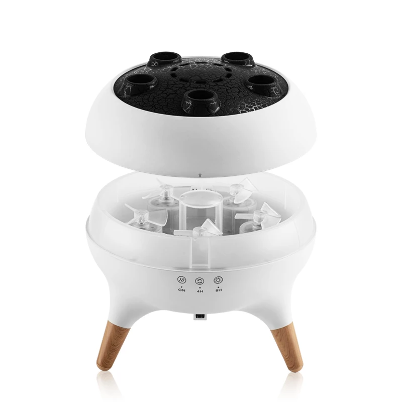 Dynamic Jellyfish Air Humidifier 250ml Essential Oil Diffuser Remote Control Bedroom Humidifier With 7 Colorful Night Lights gallery 5
