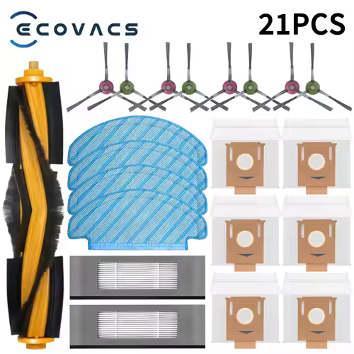 ECOVACS Deebot T8 AIVI T9 AIVI N8 Pro AIVI N9 N10 N10 Plus Accessories Main brush, side brush, filter, dust bag,Hepa Filter - Image 16