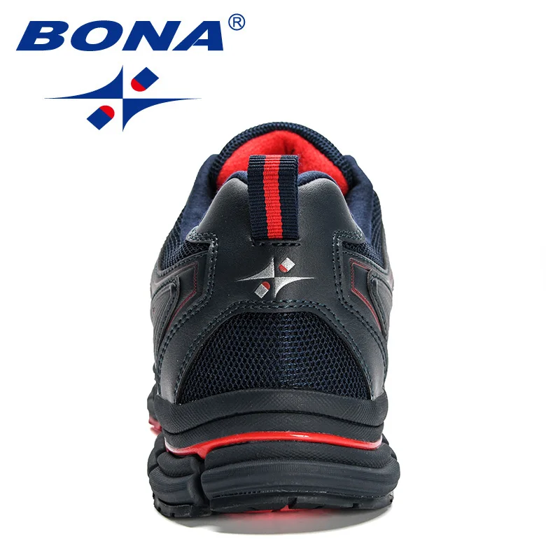 BONA 2023 New Men Casual Sneakers High Quality Light Breathable Sport Designers Athletic Shoe Man Footwear Popular Running Shoes