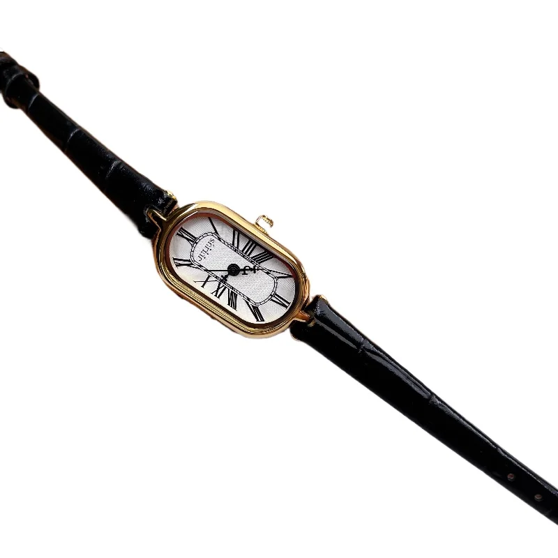 ساعة كلاسيكية للسيدات أنيقة وبسيطة ورائعة مقاومة للماء 2025 كوارتز هدية عيد ميلاد