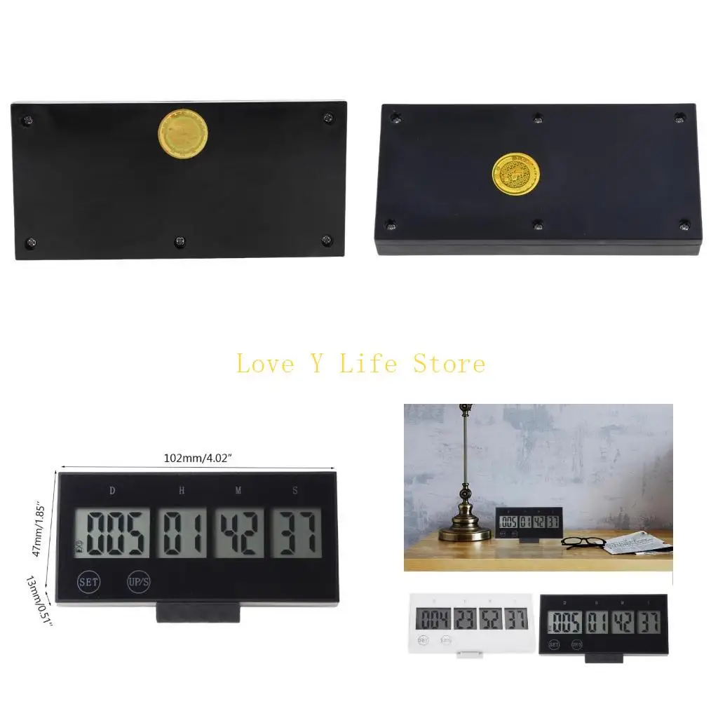 

L74C Digital Days Countdown Timer Timer магнитная поддержка для выхода на пенсию для отдыха