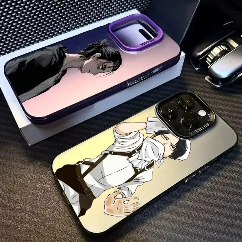 Ackerman anime coque caso de telefone para samsung galaxy s25 ultra s24 s23 s22 s21 plus s20 fe a55 a54 a35 a15 capa traseira à prova de choque