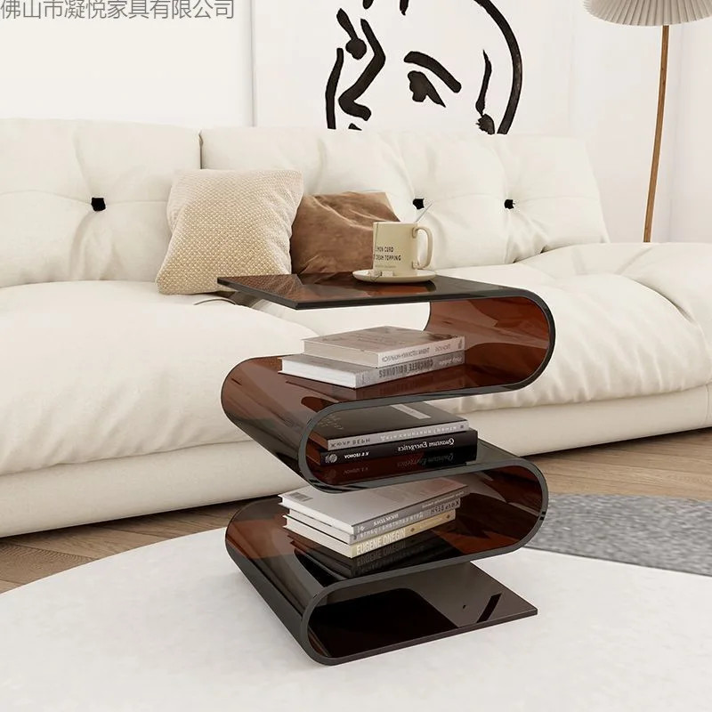 

Bedside table newspaper rack Nordic home living room sofa side several minimalist special-shaped magazine shelves