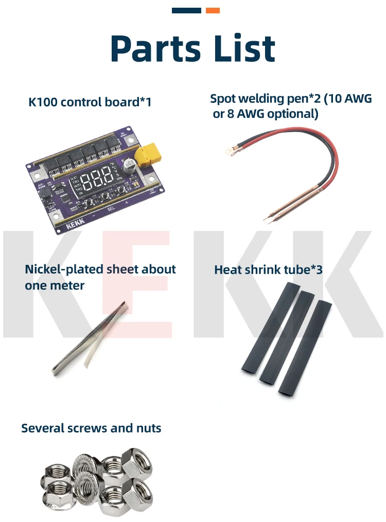 DIY Tragbare 12V lipo batterie versorgung strom Spot Schweißen Maschine PCB Platine Schweißen Ausrüstung Spot Schweißer Zubehör – Detail 19