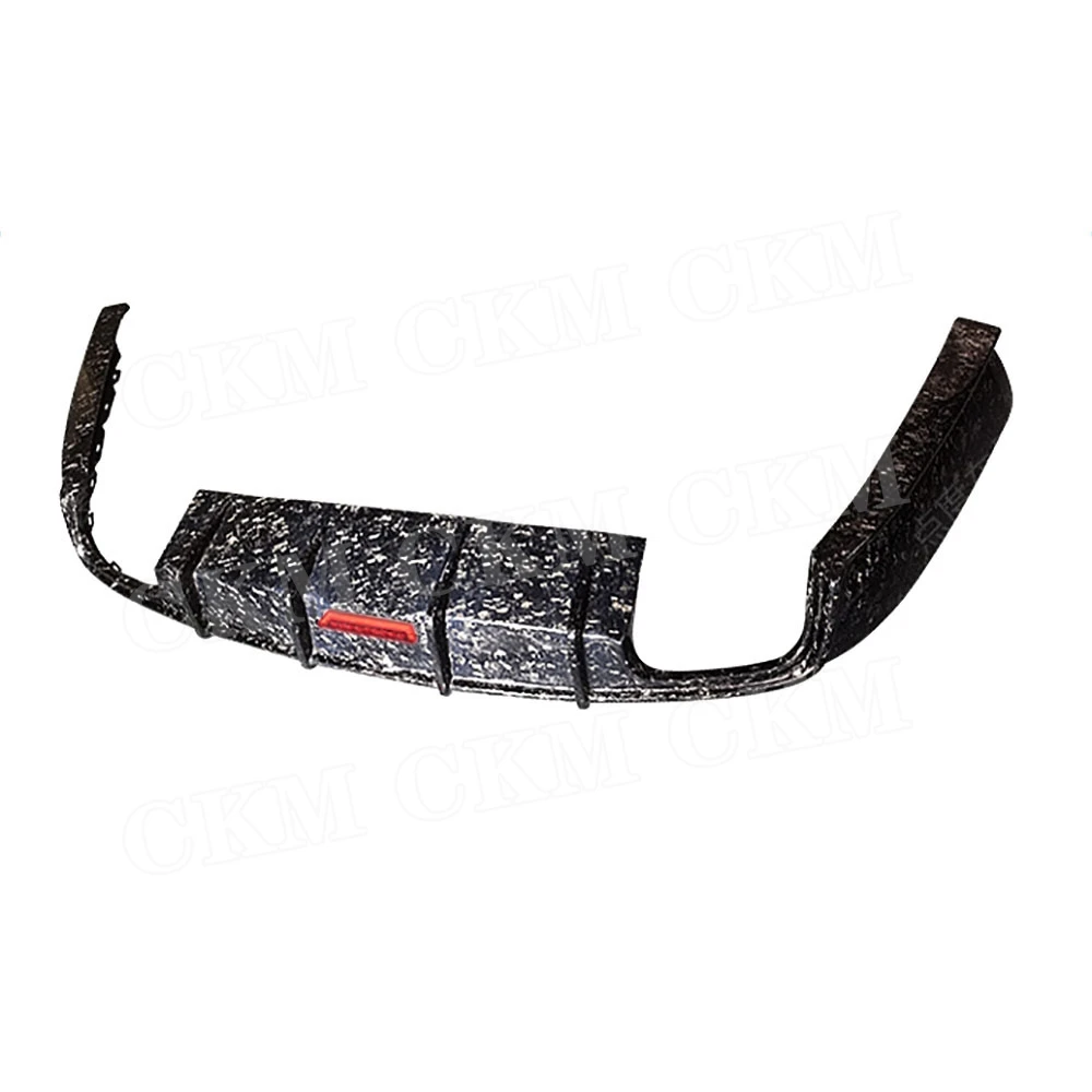 Carbon Fiber Body Kits Rear Lip Diffuser Spoiler Aprons FRP for Audi A8 2010 2011 2012 2013 Car Bumper Guard Rear Diffuser