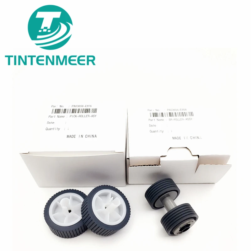 TINTENMEER Paper Pickup Roller Leather Separation Pad For Fujitsu ScanSnap IX500 IX1400 IX1500 IX1600 High Speed Scanner Part