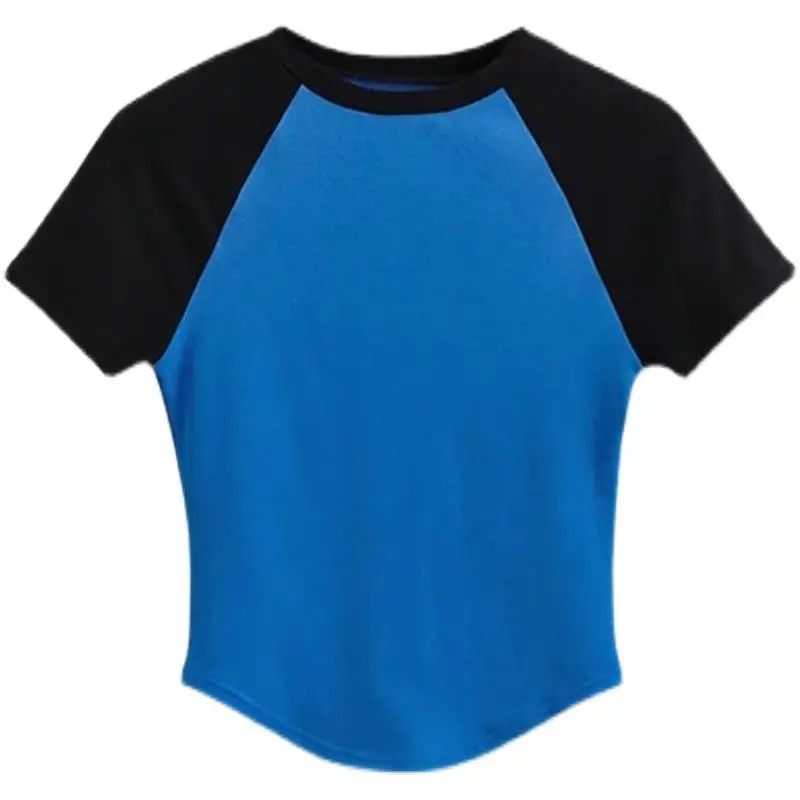 المرأة الربط هيم الأعلى ort irt خمر Sle سليم صالح تي شيرت Svel البلوز آخر 00% النسيج الصيف #5