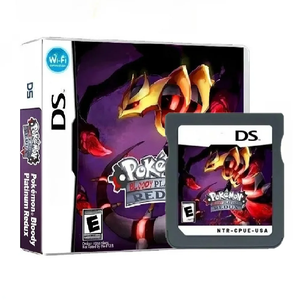 NDS Game Card Pokémon Bloody Platinum Redux US Version English New Game Card
