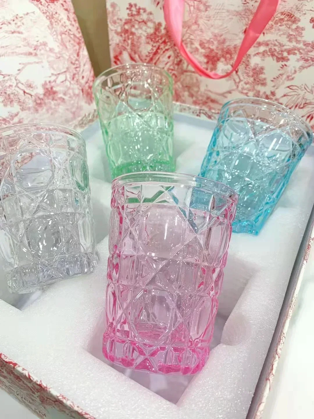 

4pcs a set glass cup