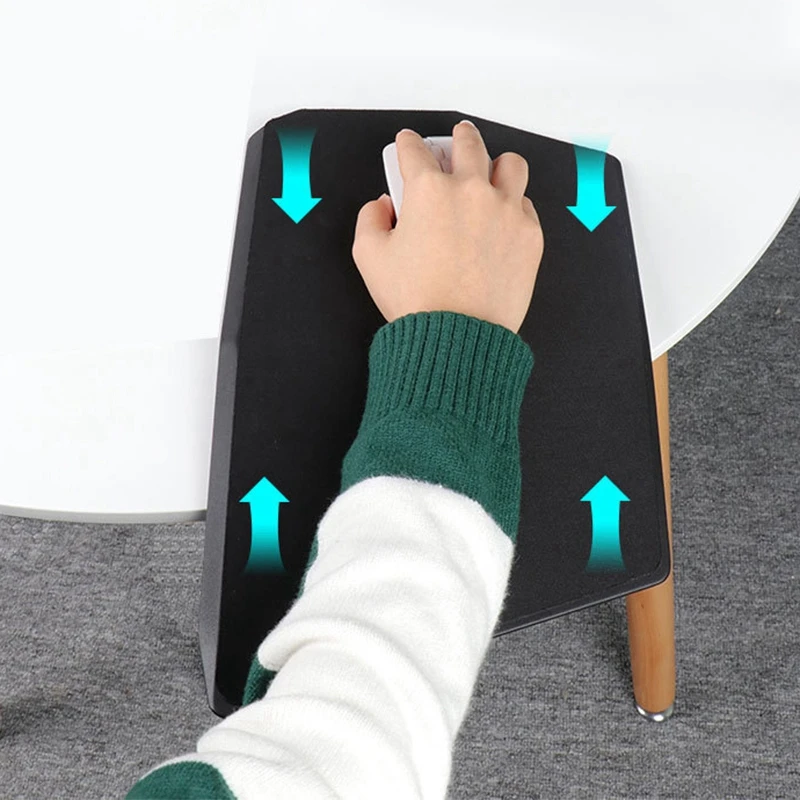 Solid Geometry Mouse Pad Large Size Composite PU + ABS Hard Mouse Wrist Pad to Prevent Wrist Damage Office Game Mat