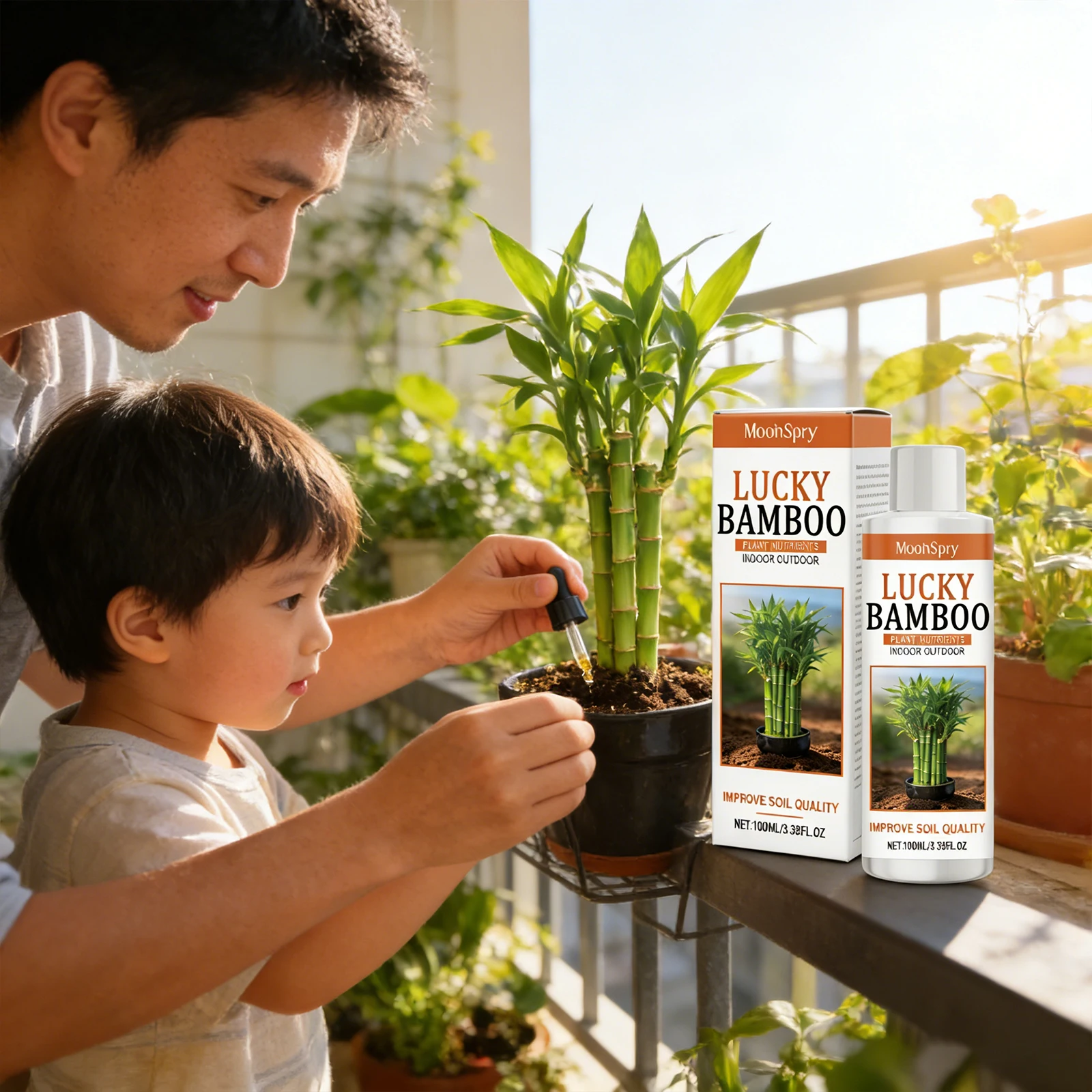 Immagine 4: I nutrienti delle piante migliorano la qualità del terreno ottimizza l'ambiente del terreno migliorano efficacemente il rendimento delle piante Soluzione nutriente per la crescita delle piante