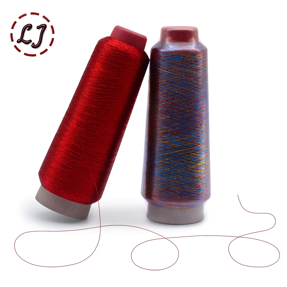 Hot sale 3200M/Roll DMC Metallic Embroidery Crochet Knitting Yarn Cross Stitch Metallic Yarn Threads Sewing accessory diy