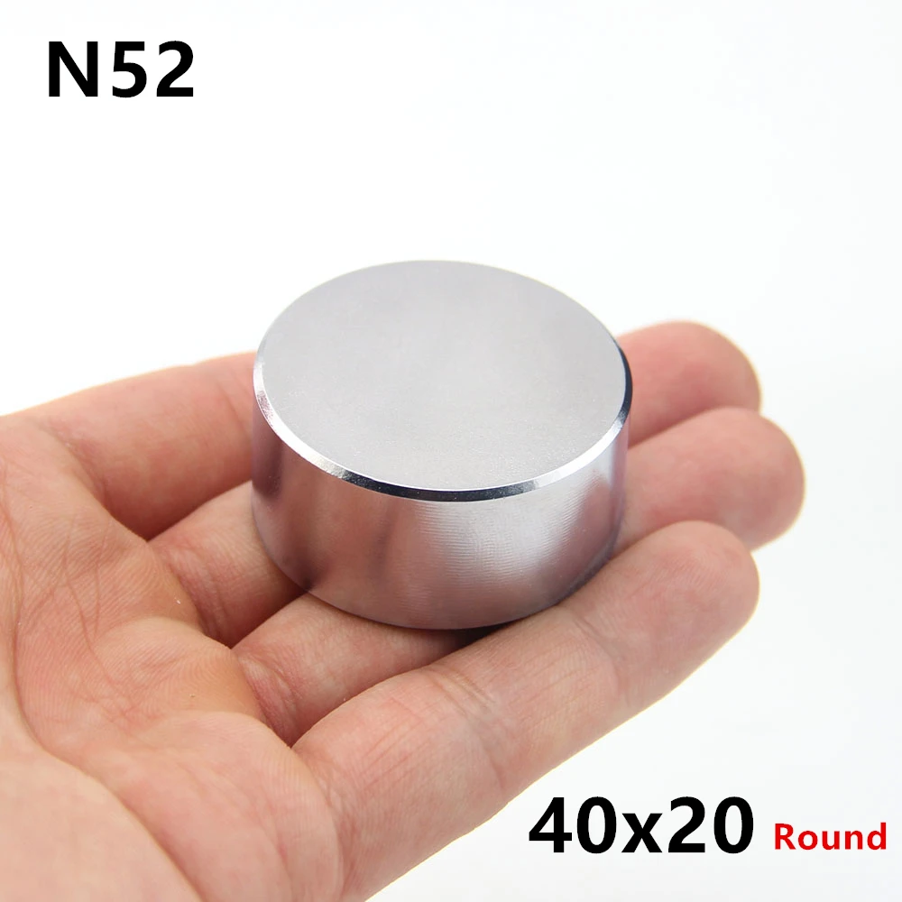 1 stücke block 40x40x20 50x50x30mm superstarke n52 hochwertige Seltenerd magnete Neodym-Magnet