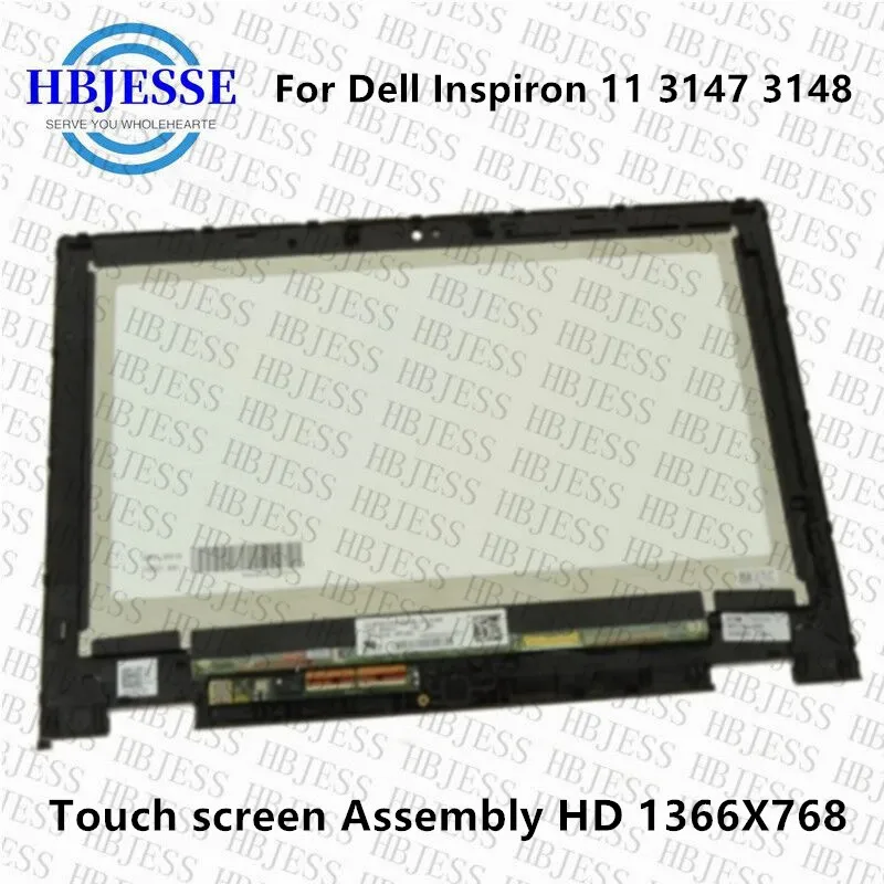 

Original 11.6" LCD Touch screen Glass Digitizer Assembly For Dell Inspiron 11 3147 3148 P20T P20T001 LP116WH6 Tested Well