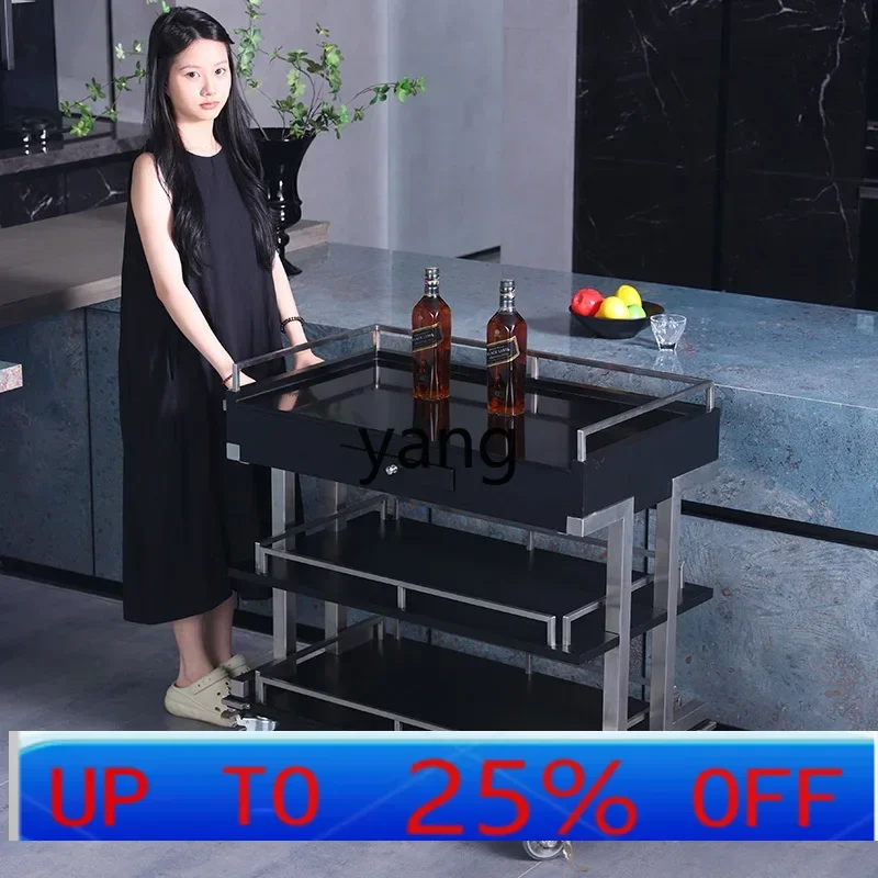 LTT high-end restaurant service car Hotel multi-function food delivery hand push cake dim sum wine hot pot side dish car