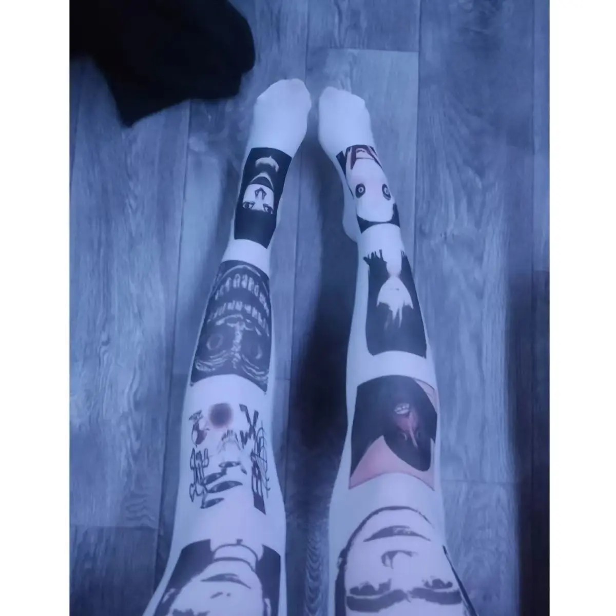 Lustige Socken Sexy Strümpfe Subkultur Strümpfe Frauen Lolita Punk Emo Harajuku Kniestrümpfe Goth Fetisch Strumpfhosen Shoopy Long