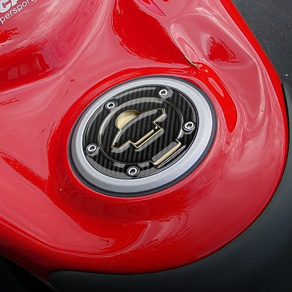 Transparent Motorcycle Fuel Cap Protection Sticker for Ducati Models From 2002