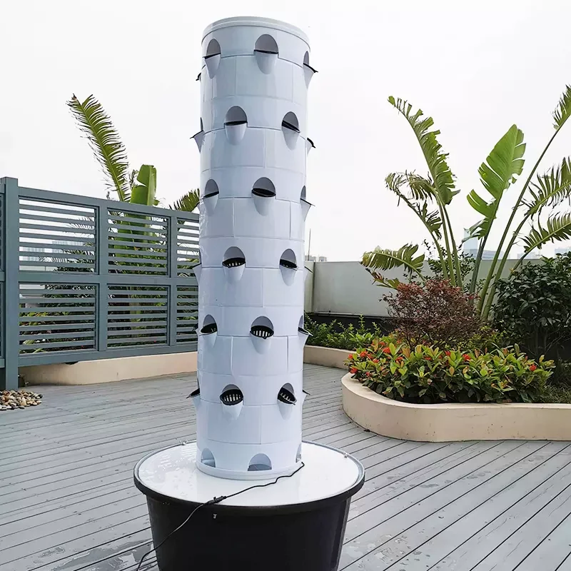 

Smart Large Indoor Garden Hydroponic Growing Systems Circle Type Vertical Aeroponic Tower