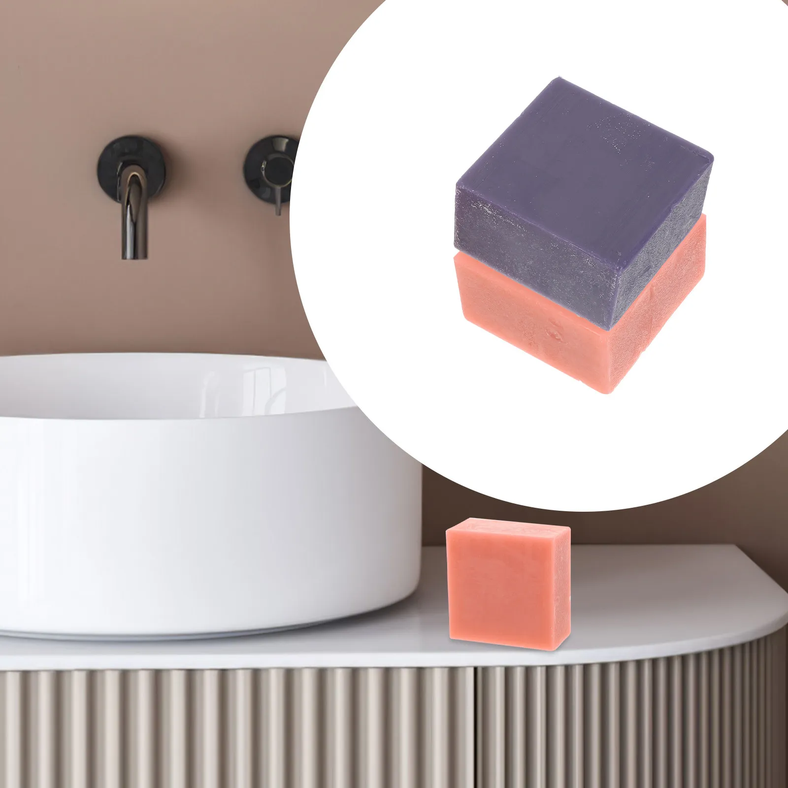 

Набор из 2 мыла ручной работы с натуральным глицерином и эфирными маслами для очищения и увлажнения кожи лица и тела для женщин