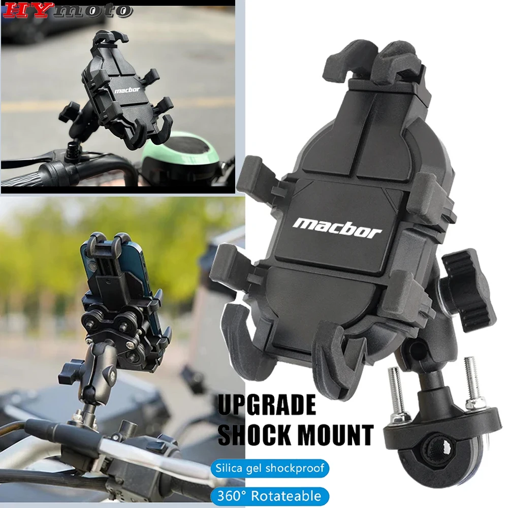 New For Macbor Montana XR1 XR3 XR5 Eight Mile 500 Lord Martin Shifter MC1 Moto Accessories Mobile Phone Holder GPS Stand Bracket