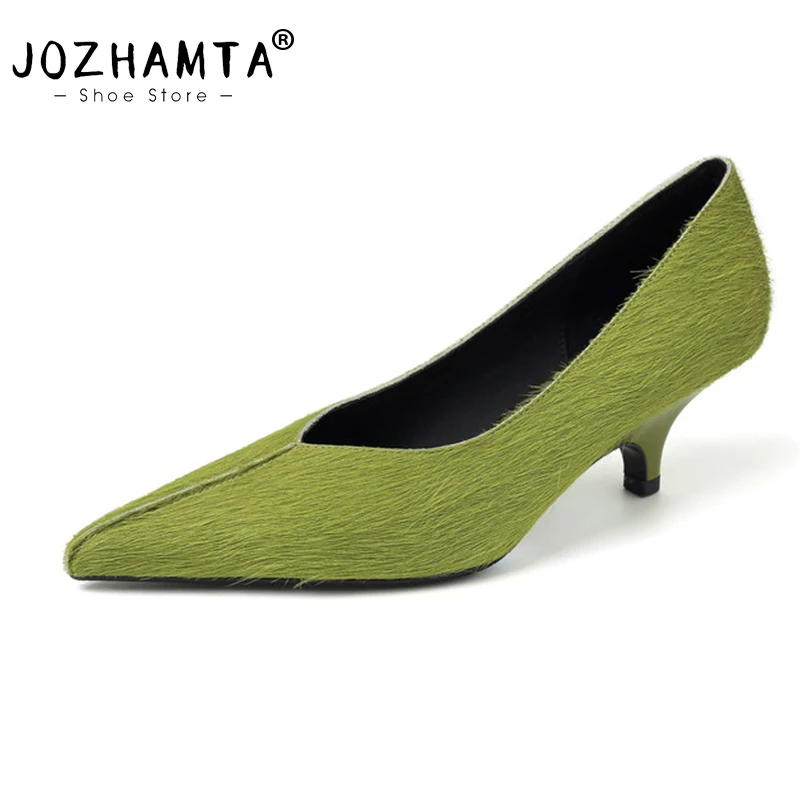 Women's Real Leather Pointed Toe High Heel Pumps for Weddings