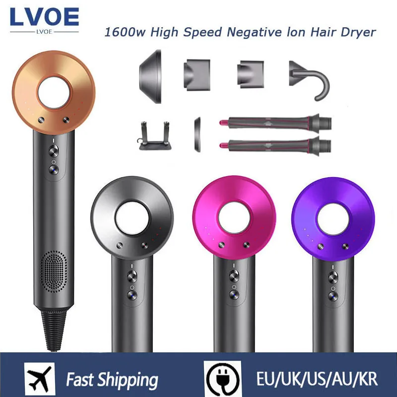 Leafless Hair Dryer  Strong Power Blow Hair Dryer Quick Dry Travel Home Hair Styler Negative Ionic Hairdressing Salon Tools