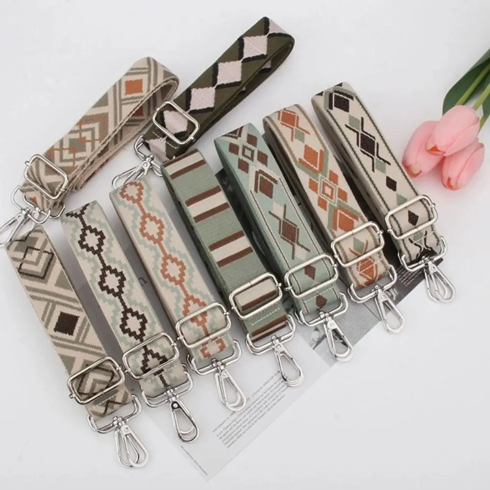 

130cm Long Shoulder Bag Strap Fashion Replacement Strap For Bags Jacquard Woman Messenger Accessories Adjustable Belt For Bags